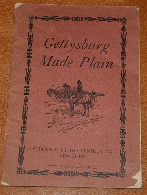 1909 GETTYSBURG BOOKLET FROM THE LIBRARY OF DEAN S. THOMAS — Horse Soldier