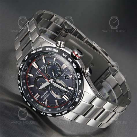 Citizen Radio Controlled Watch Alarm Chronograph Cb5945 85l Titanium