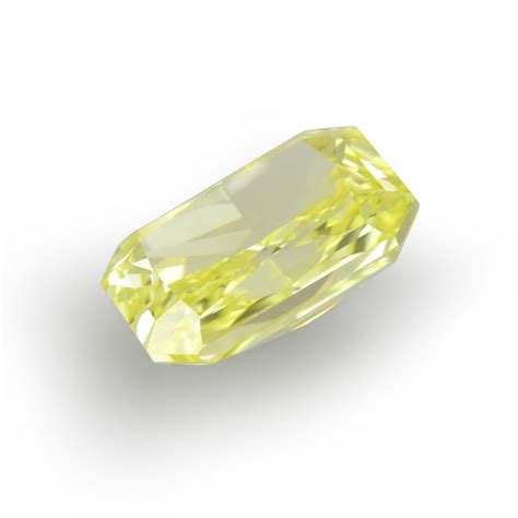 Carat Fancy Light Yellow Diamond Radiant Shape Vvs Clarity