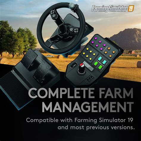 Buy Logitech G Farm Simulator Heavy Equipment Bundle (2nd Generation), Steering Wheel Controller ...