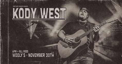 Kody West | First Fleet Concerts