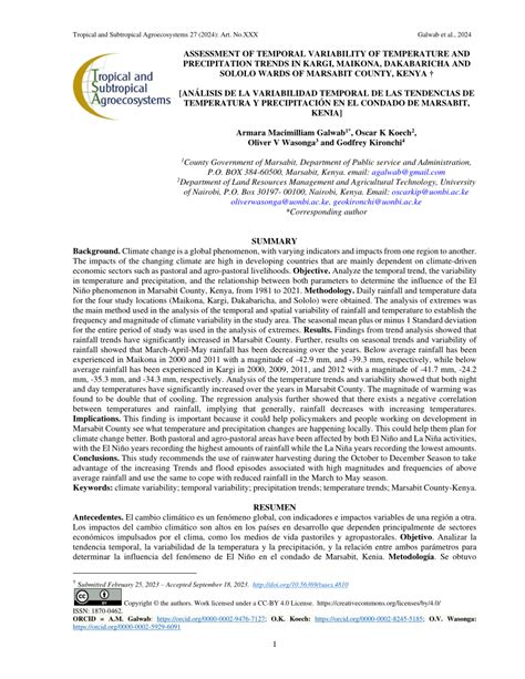 Pdf Assessment Of Temporal Variability Of Temperature And