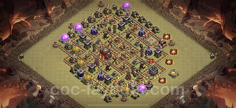 Best Anti 3 Stars War Base Th10 With Link Anti Everything Town Hall