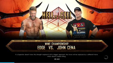 WWE 2K22 John Cena Vs Edge YouTube