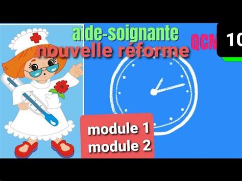 Exercice MODULE 1 2 révision aide soignante nouvelle réforme gratuit