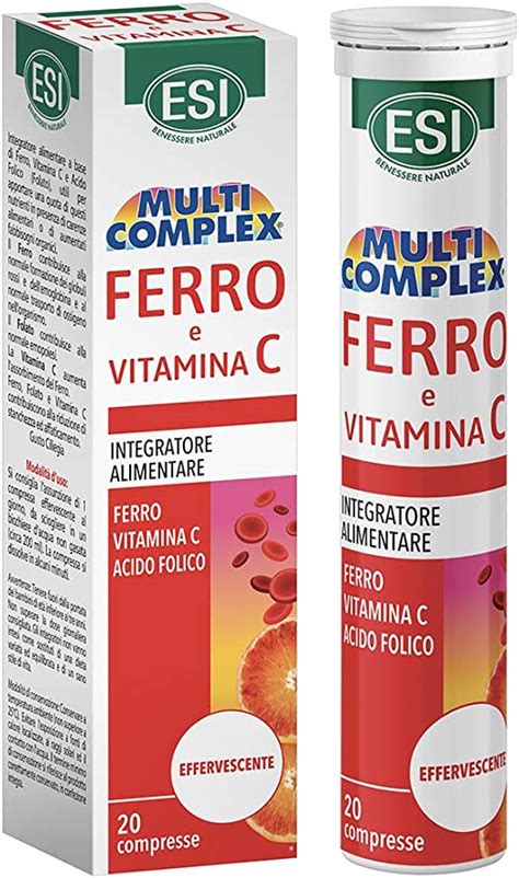 Esi Multicomplex Integratore Alimentare Di Ferro E Vitamina C