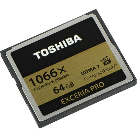 Toshiba 64GB CompactFlash Exceria Pro High Speed THNCF064GSGI