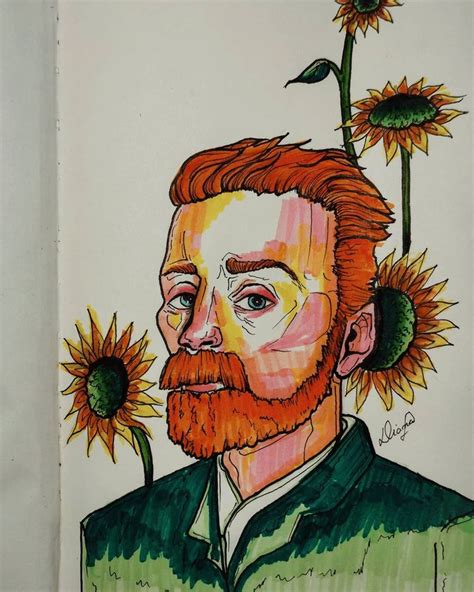 D I A N I T A On Instagram Van Gogh Drawing