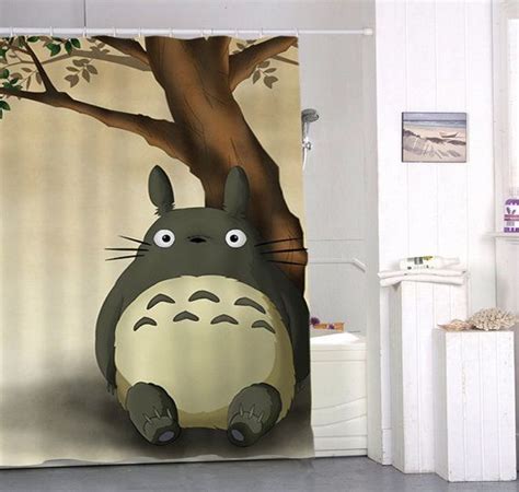 Totoro Shower Curtains For Your Bathroom