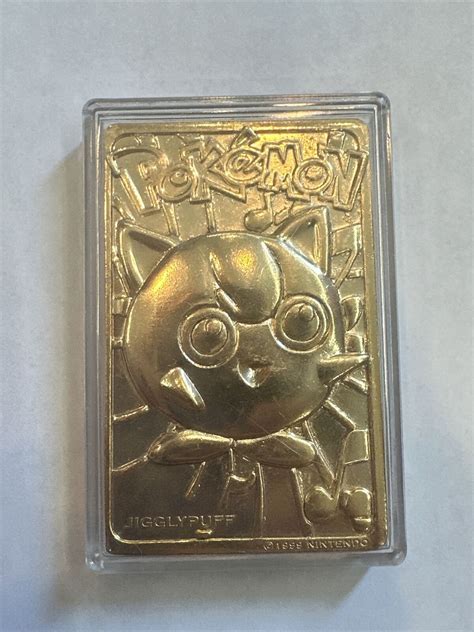 Mavin Burger King Nintendo Pokemon K Gold Plated Trading Card