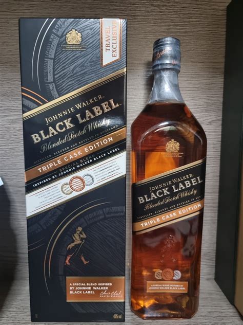 Johnnie Walker Black Triple Cask Edition Year Litre