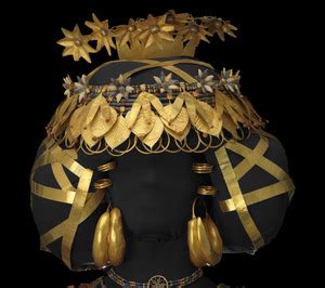 Queen Puabi S Headdress From The Royal Cemetery At Ur Penn Museum