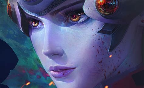 Widowmaker Hd Wallpaper From Overwatch Video Game By Ang Angg