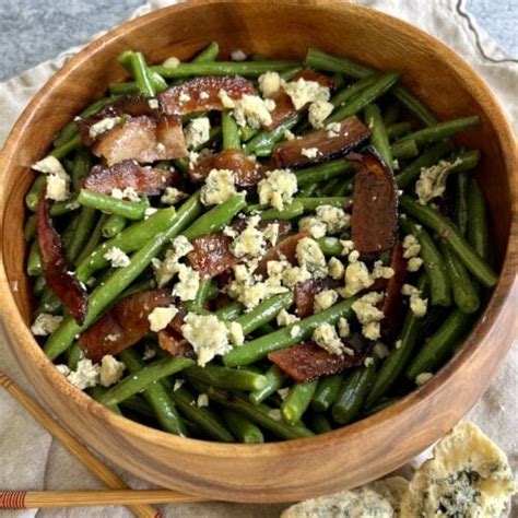 Blanched Green Bean Salad with Champagne Vinaigrette and Maple Sriracha Bacon - Vessys Gourmet ...