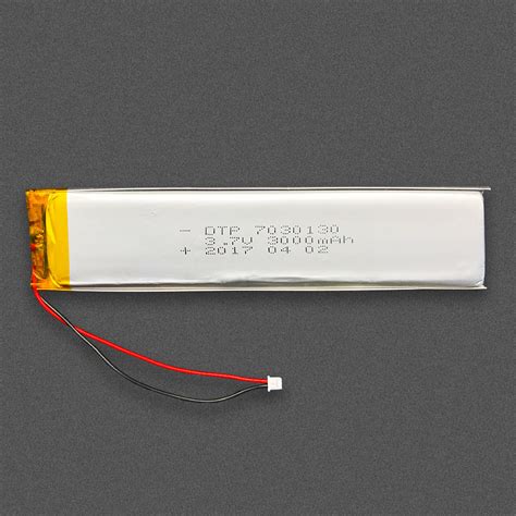 Dtp Factory OEM ODM Rechargeable 7030130 Li Polymer Battery 3 7V