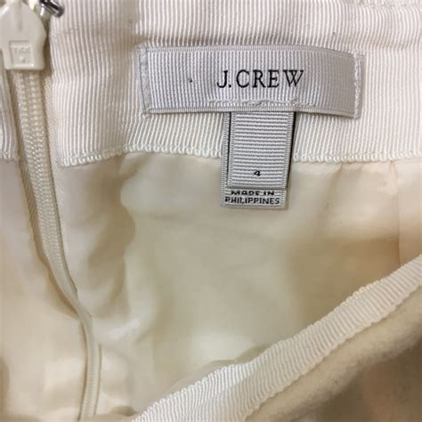 J Crew Skirts J Crew Classic Mini In Felted Wool In Ivory Poshmark