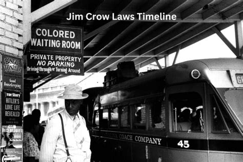 Jim Crow Laws Timeline - Have Fun With History