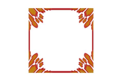 Fire Burst Ornament Border Design 21910579 PNG