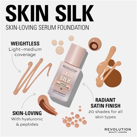 Revolution Skin Silk Serum Foundation Revolution Beauty