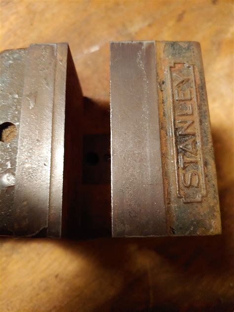 Vintage Stanley Usa No A Machinist Drill Press Vise Jaw Ebay