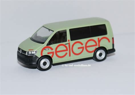 Herpa 944892 VW T6 Bus Geiger Maßstab 1 87 4013150944892