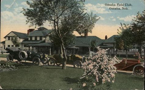 Omaha Field Club Nebraska Postcard