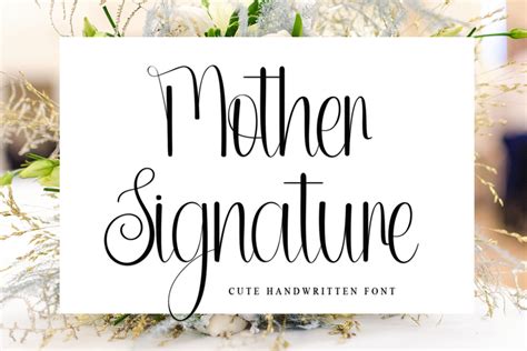 Mother Signature Font By Pipi Creative Creative Fabrica