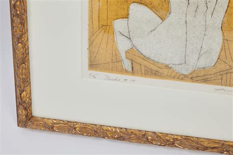 Vintage Etching By Irving Amen Nude 14 At 1stDibs