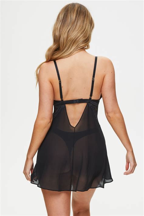 Buy Ann Summers The Icon Embroidered Mesh Chemise Slip Nightie From