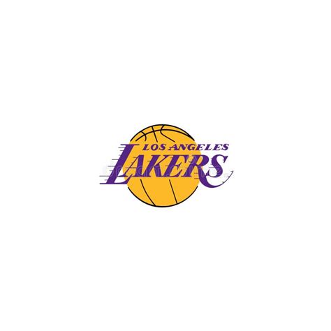 Logo De Los Angeles Lakers Illustration Sur Fond Blanc Photo éditorial