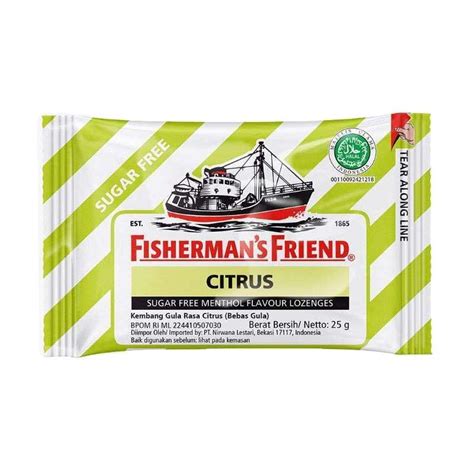 Jual Fisherman S Friend Sugar Free Citrus Permen 25 G Di Seller Fresh