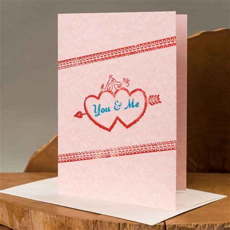 Valentine You & Me Love Card – Hamilton Wood Type Museum