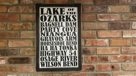 Party Cove Wall Decor Lake Ha Ha Tonka License Plate Art Lake Signs