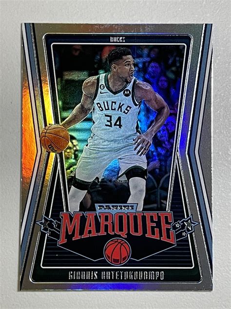 Panini Chronicles Giannis Antetokounmpo Marquee Base Ebay