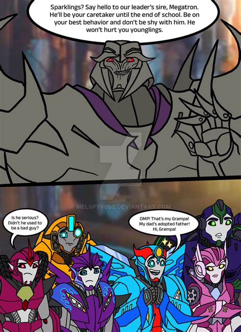 Megatron Meets The Sparklings By Melspyrose On Deviantart