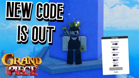 New Code Is Out In Grand Piece Online Youtube