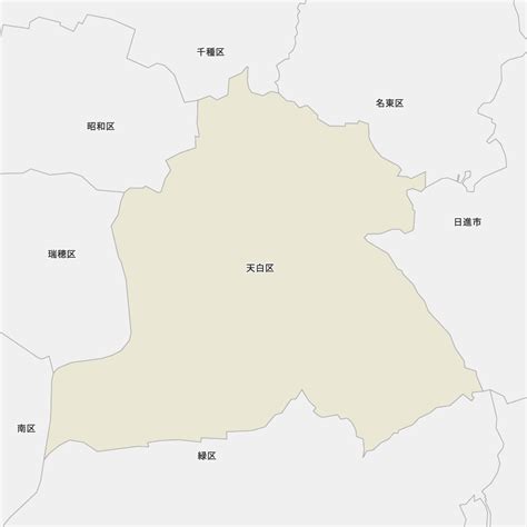 愛知県名古屋市天白区の地図 Map It マップ・イット