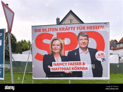 03 10 2023 Xblx Politik Wahlplakat Landtagswahl In Hessen 08 10 2023