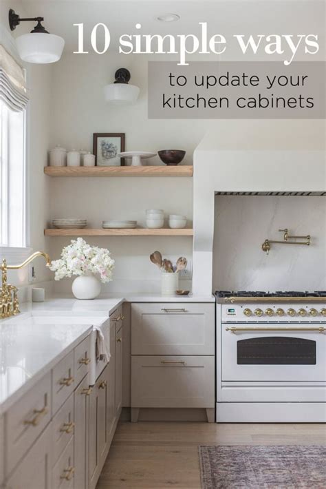 10 Simple Ideas To Update Your Kitchen Cabinets Jenna Sue Design