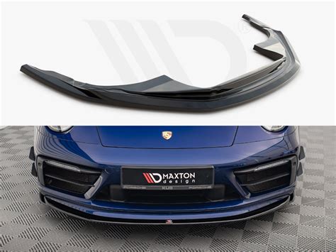 Front Splitter V 1 Porsche 911 Carrera Aero Carrera Gts 992 Maxton Design Uk