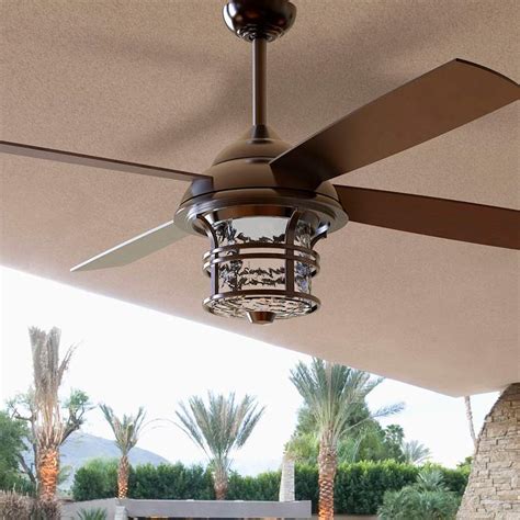 56 Craftmade Courtyard Oiled Bronze Led Outdoor Ceiling Fan 67j65