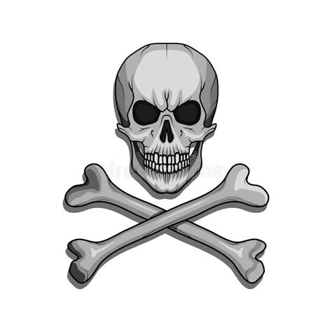 Vector Illustration Skull Icon Skull Stock Vector Illustration Of