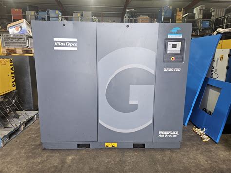 Atlas Copco Ga Vsd Kw Cfm Bar Variable Speed Screw