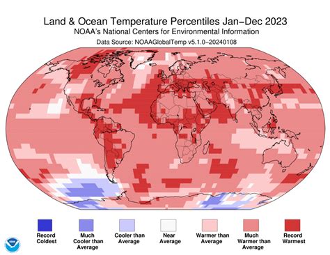 Annual 2023 Global Climate Report National Centers For Environmental