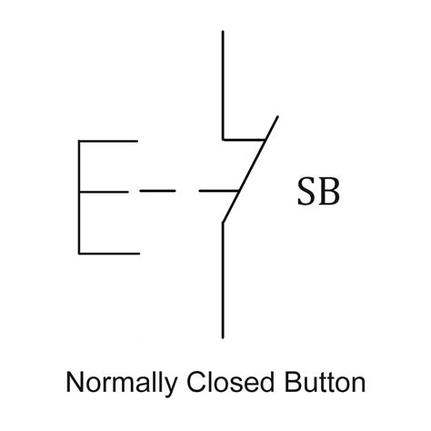 How To Diagram A Normally Closed Switch Normally Push Button