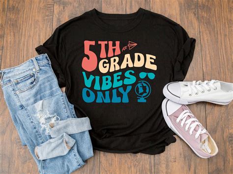 5th Grade Vibes Only Svg Fifth Grade Dude Svg 5th Grade Etsy