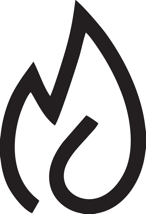 Fire Hot Icon Symbol Image Vector Illustration Of The Danger Fire Burn Image Design EPS