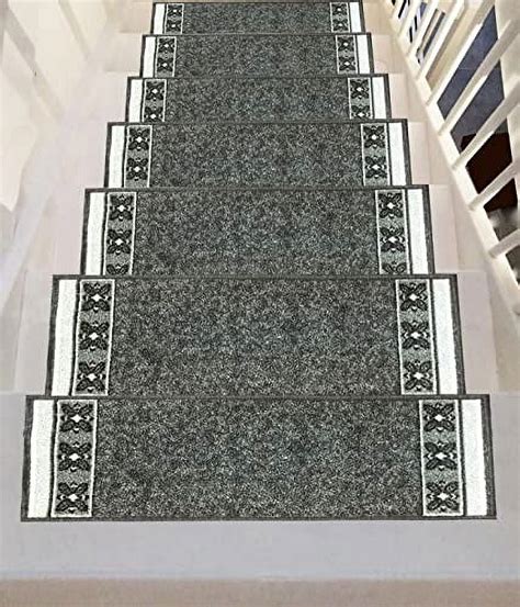 Gloria Non slip Emily Design Animal Friendly Anti Skid Rubber Back Stain Resistant Stair Rug ...