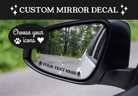 Custom Car Side Mirror Decal Side Mirror Sticker For Car Side Mirror