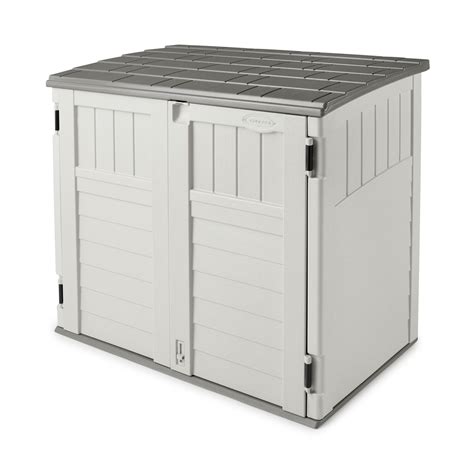 Suncast Bms2500 53 X 31 5 X 45 5 Horizontal Resin Outdoor Storage Shed W Floor